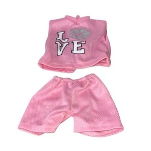 Doll Clothing Pink Basketball Uniform Jersey Shorts Shirt 18” American Girl